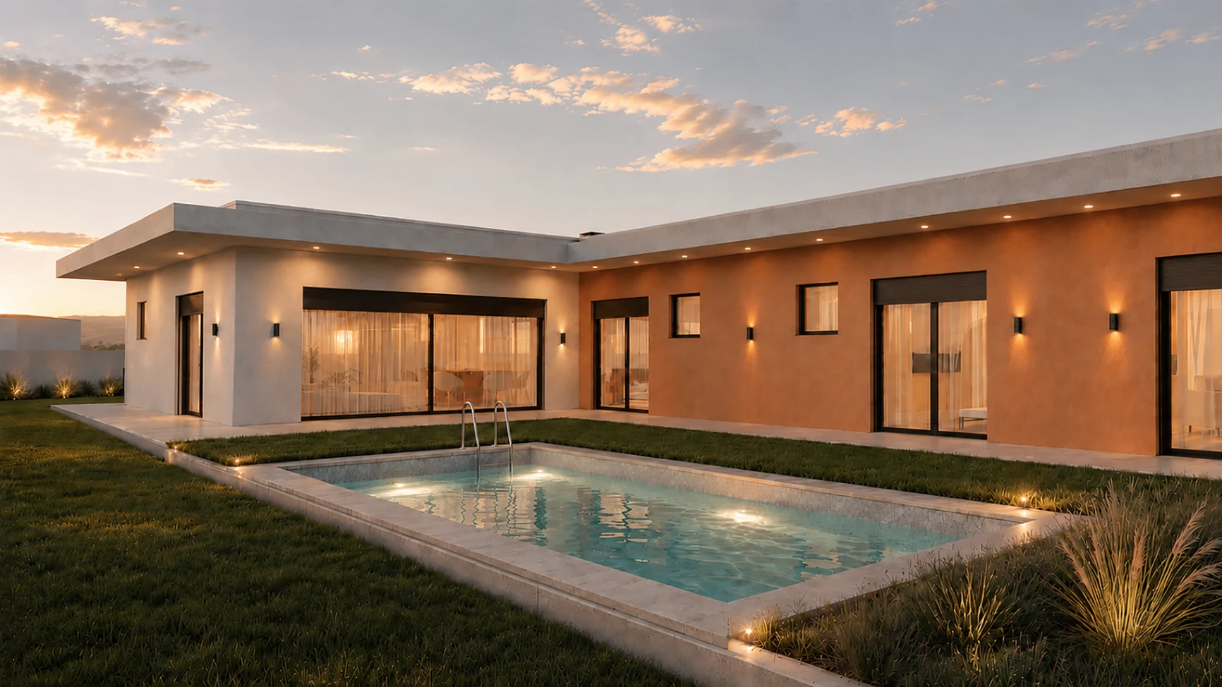 Logradouro com piscina da Casa Rua do Sol em Torres Vedras
