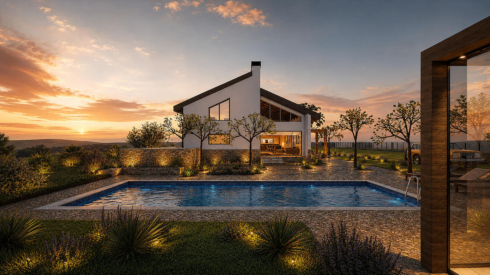 Casa Palmela — Habitação Unifamiliar — projeto de arquitetura em Palmela, Portugal