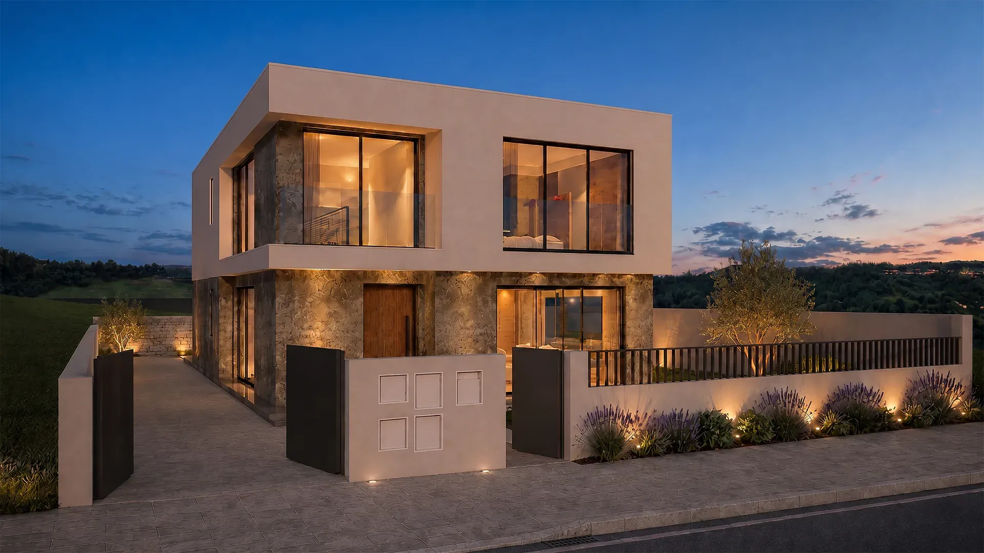 Lote 23 — habitação unifamiliar contemporânea na Urbanização Casal da Cruz, Atouguia da Baleia, Peniche