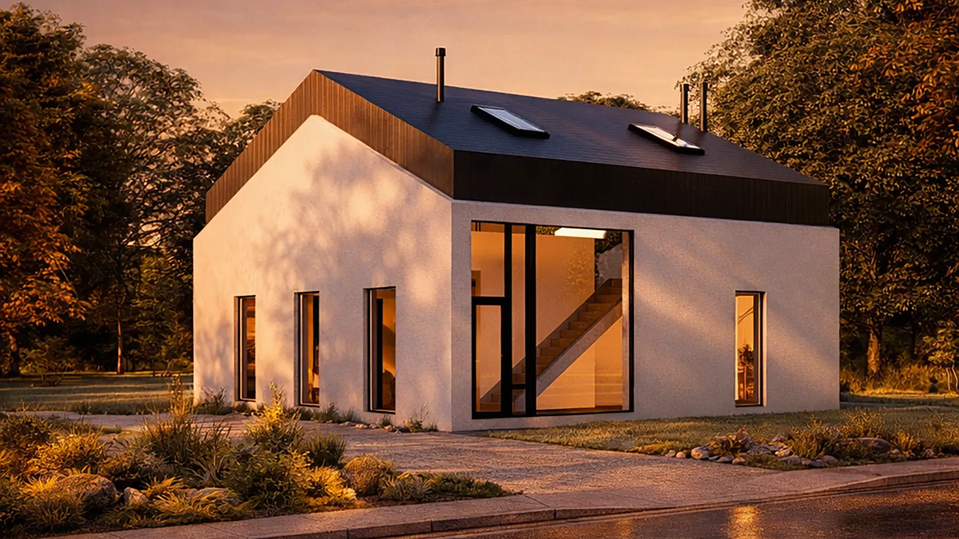Habitação contemporânea integrada na envolvente natural da Costa Oeste portuguesa